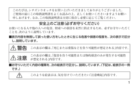 citizen シチズンウオッチH430～H439